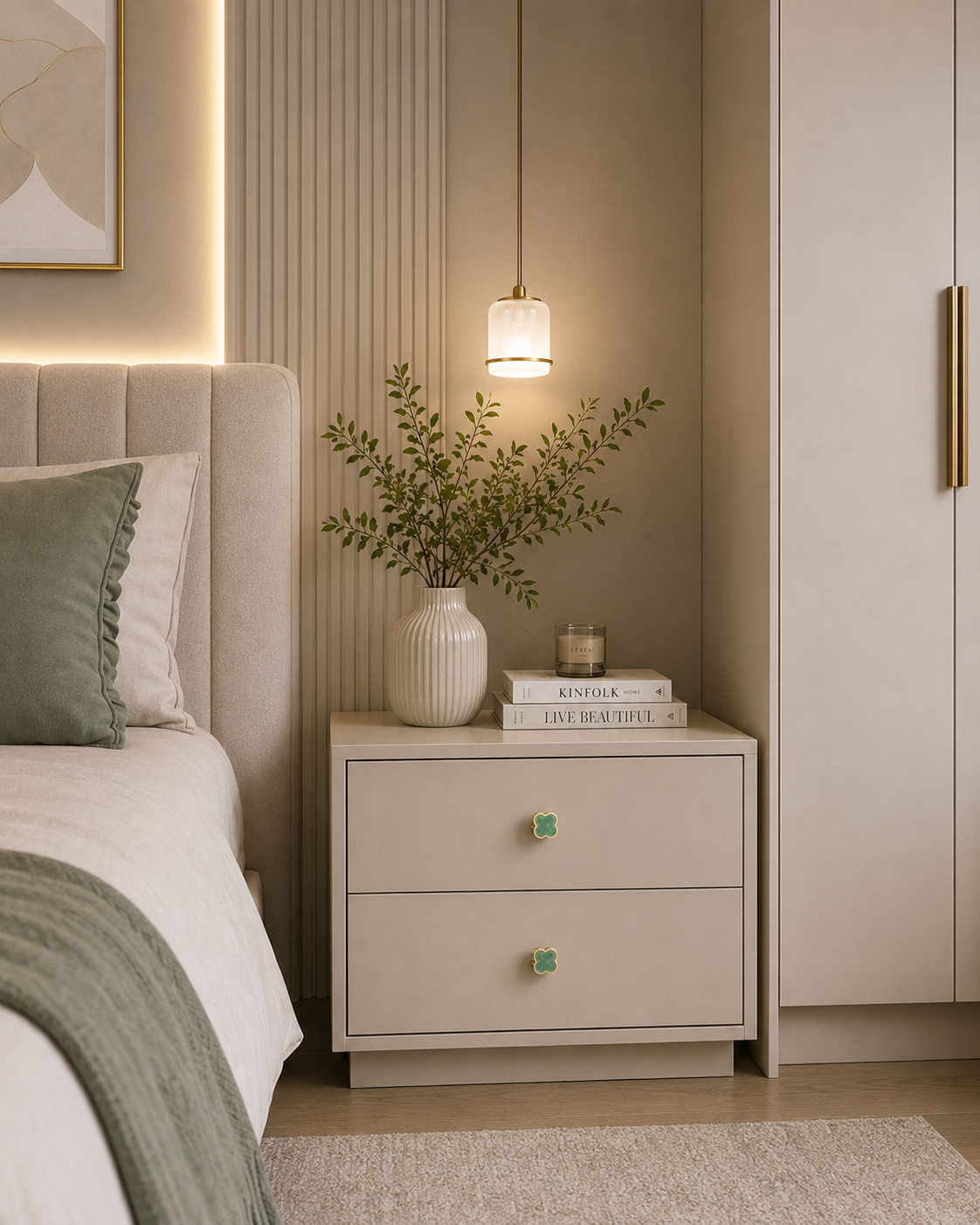 Image of Clover Brass Cabinet Knob Collection