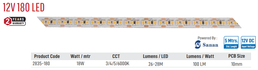 Image of Enso 12V 180 LED