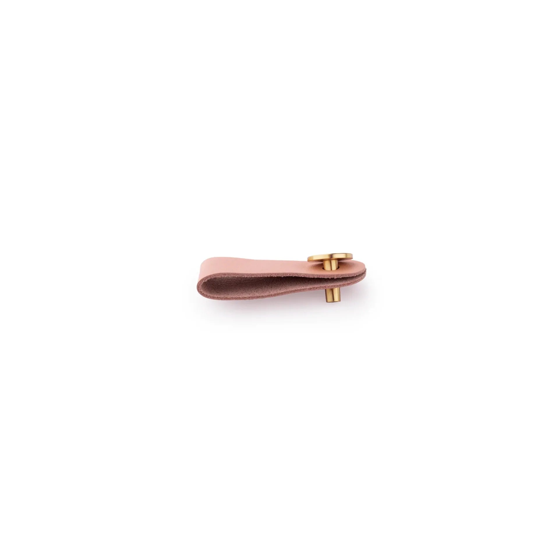 Image of Leather & Brass Strap Cabinet Pulls