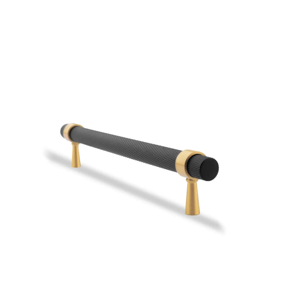 Knurled Black and Gold T-Bar Handle Collection