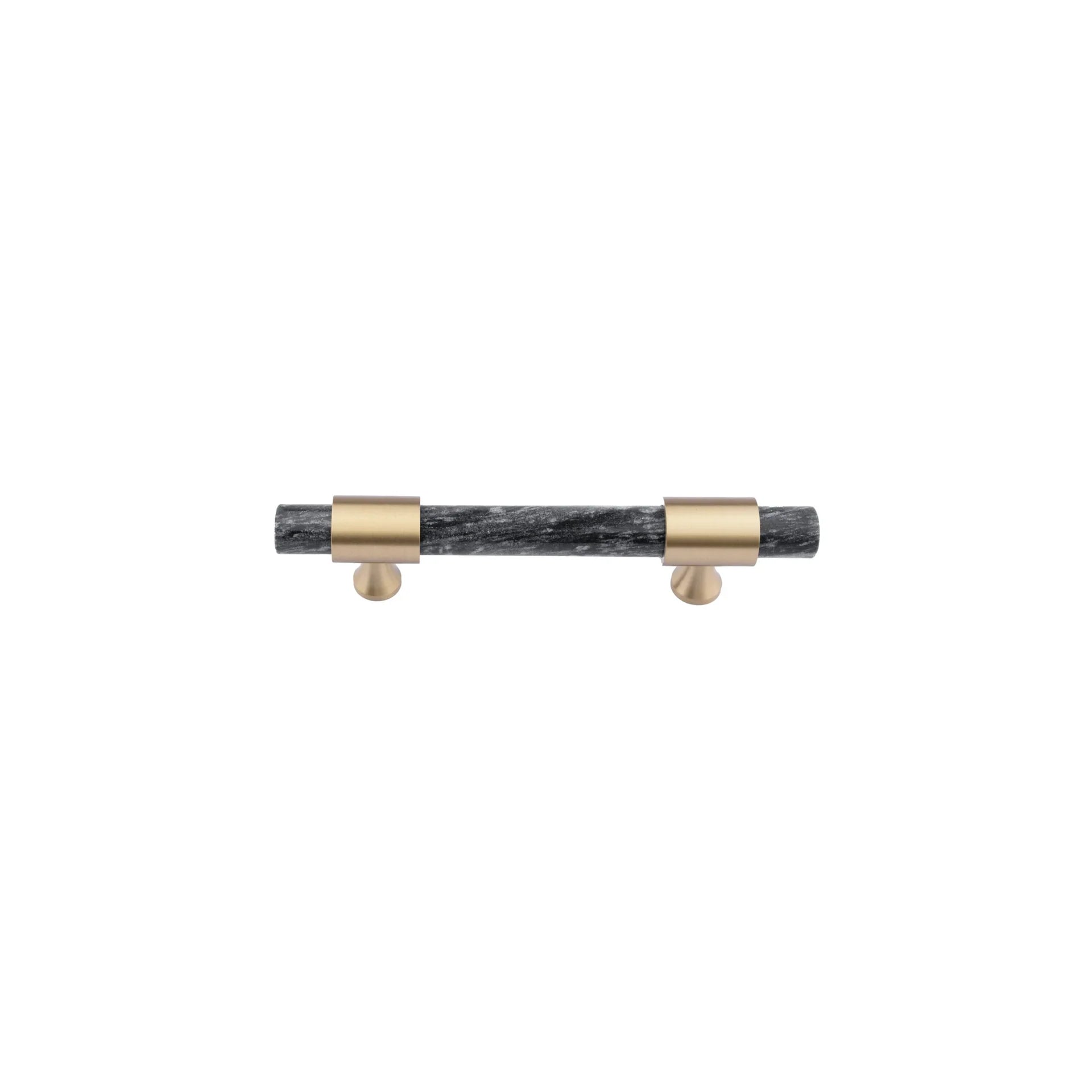 Image of Karish Marble & Brass Handles Brushed Finish