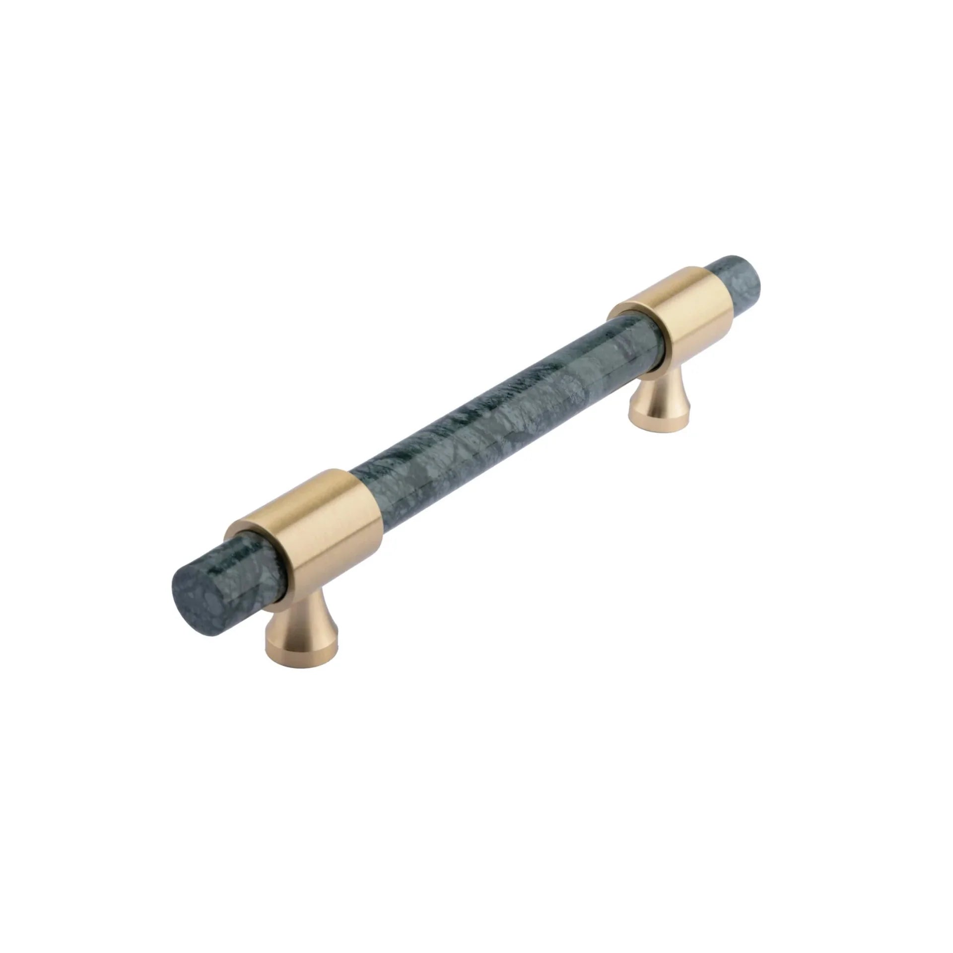 Image of Karish Marble & Brass Handles Brushed Finish
