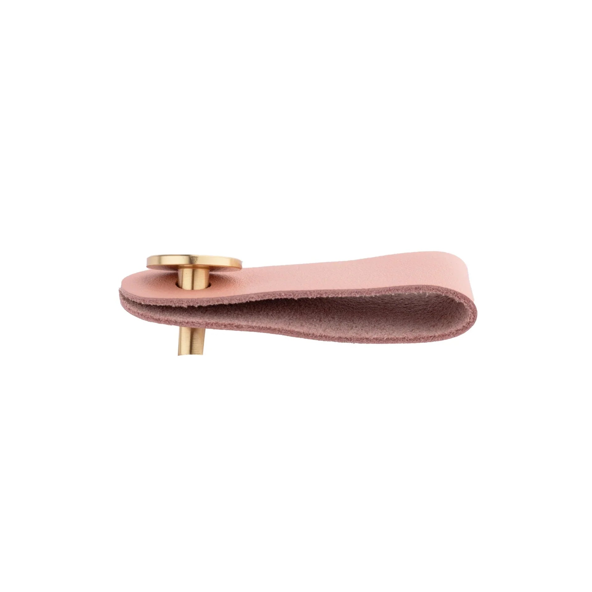 Image of Leather & Brass Strap Cabinet Pulls
