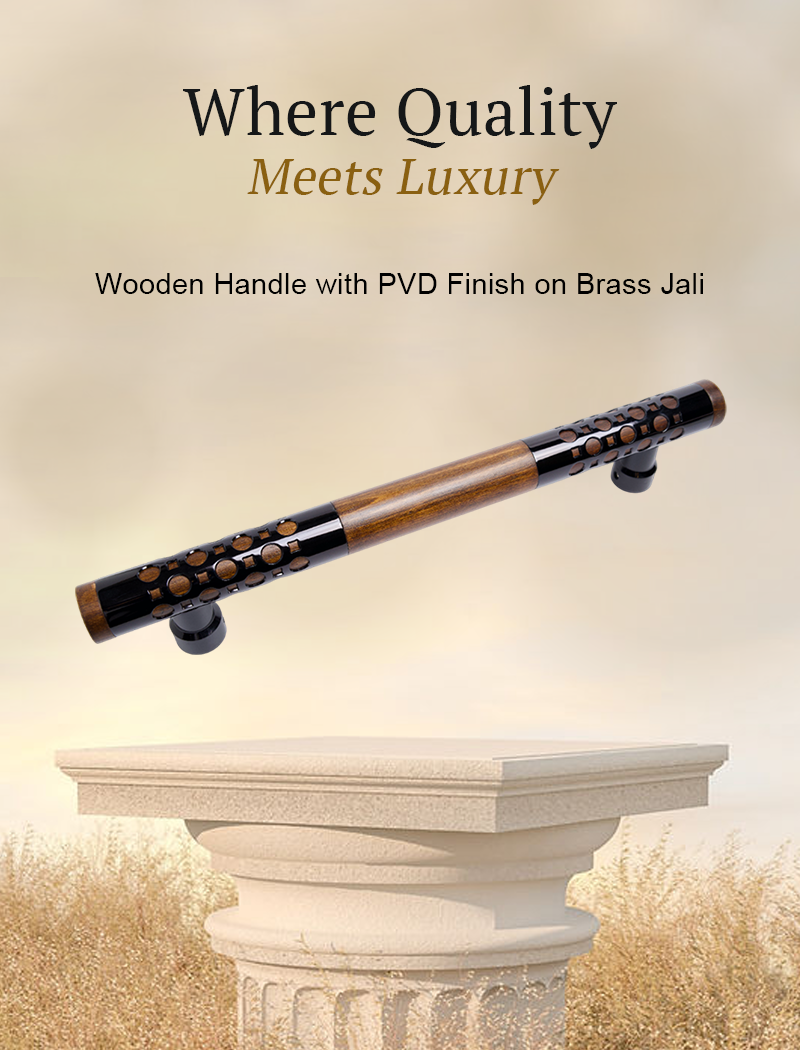 AH Door Handle Pine Wood
