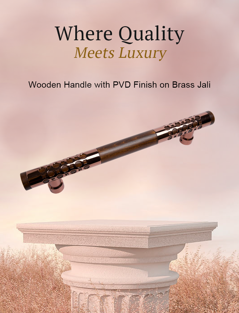 AH Door Handle Pine Wood