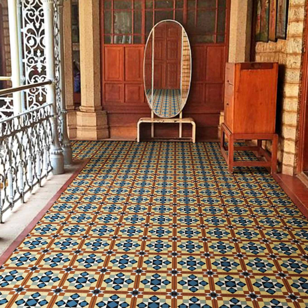 Image of Retro Mosaic Brown