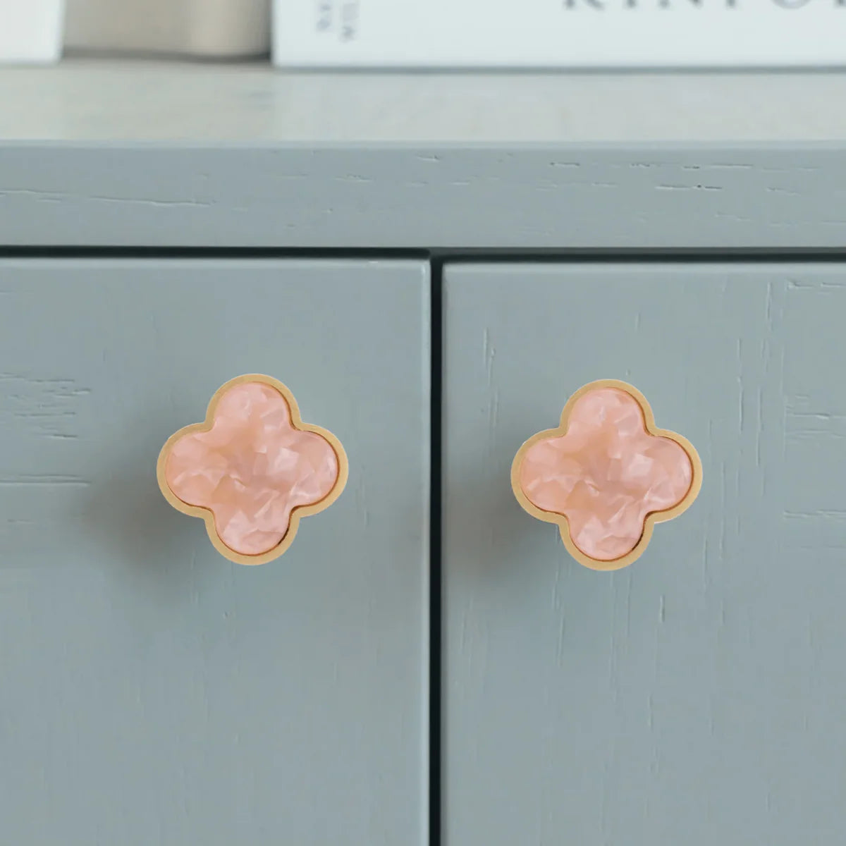 Image of Clover Brass Cabinet Knob Collection