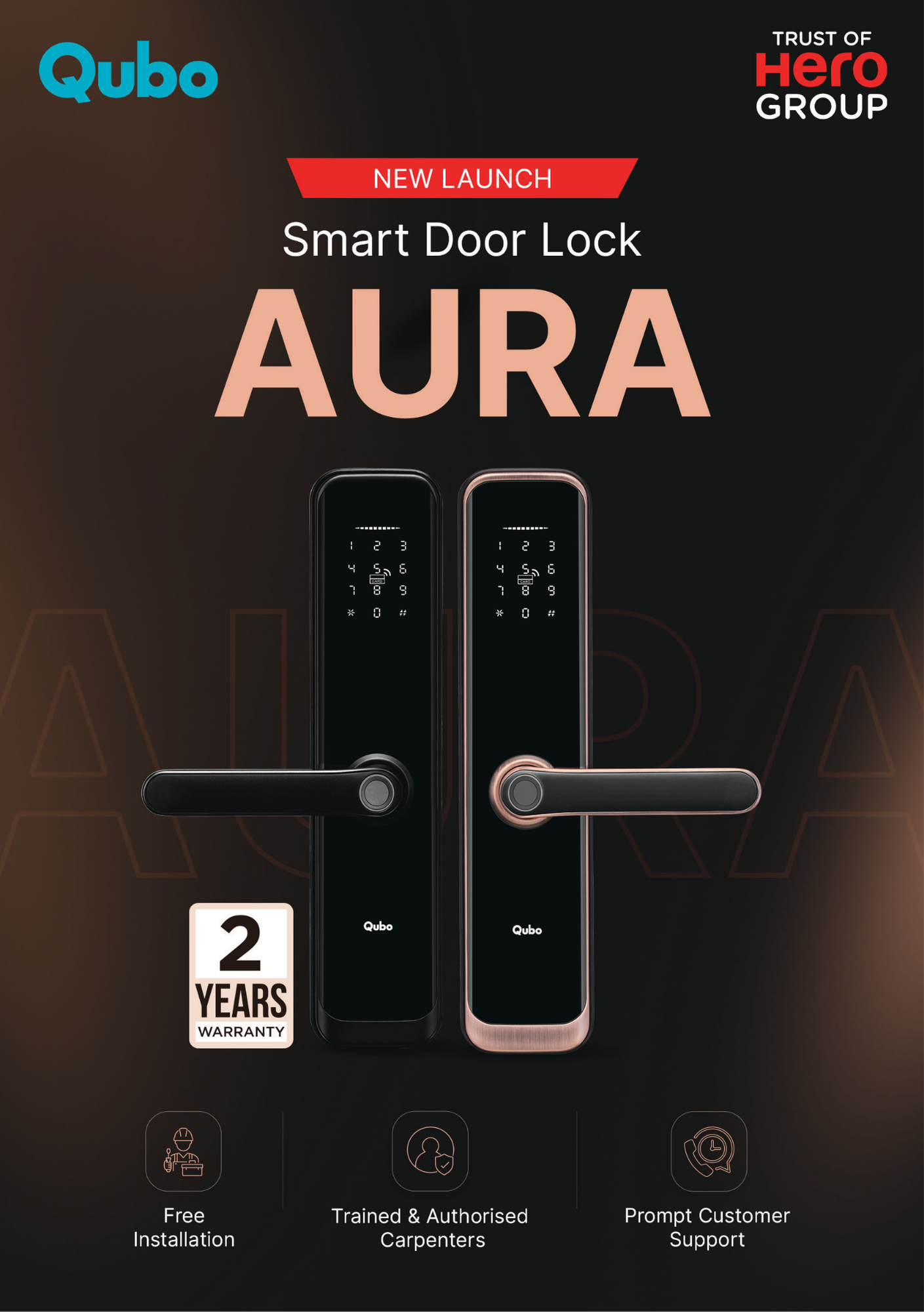 Image of Qubo Aura Smart Door Lock