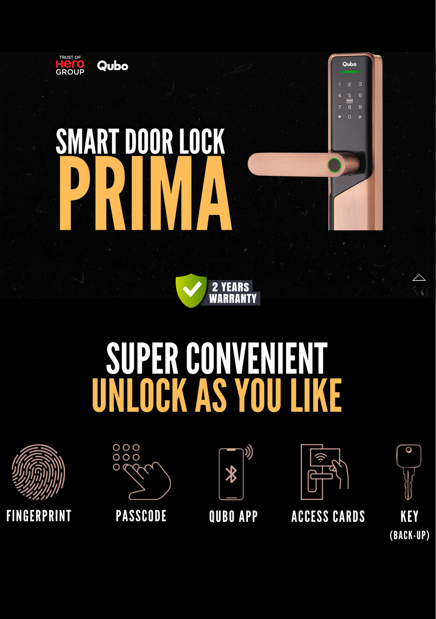 Image of Qubo Prima Smart Door Lock