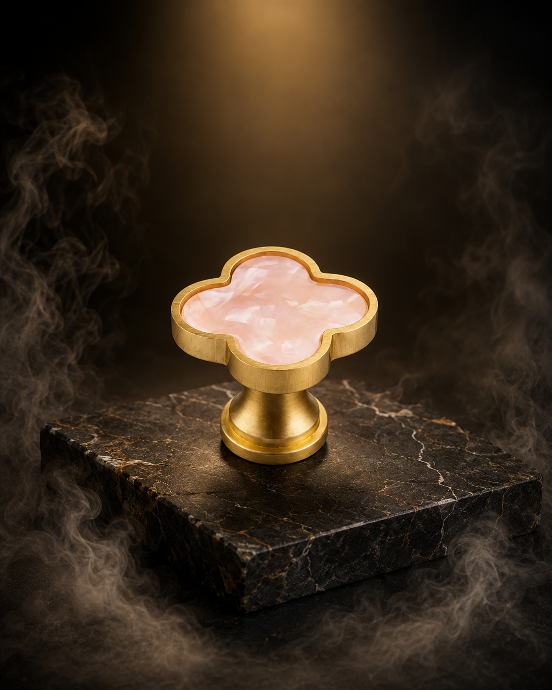 Image of Clover Brass Cabinet Knob Collection