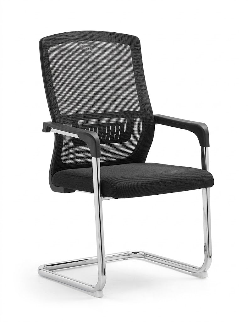 Image of 822D Black Visitor Chair, Office Visitor Chairs