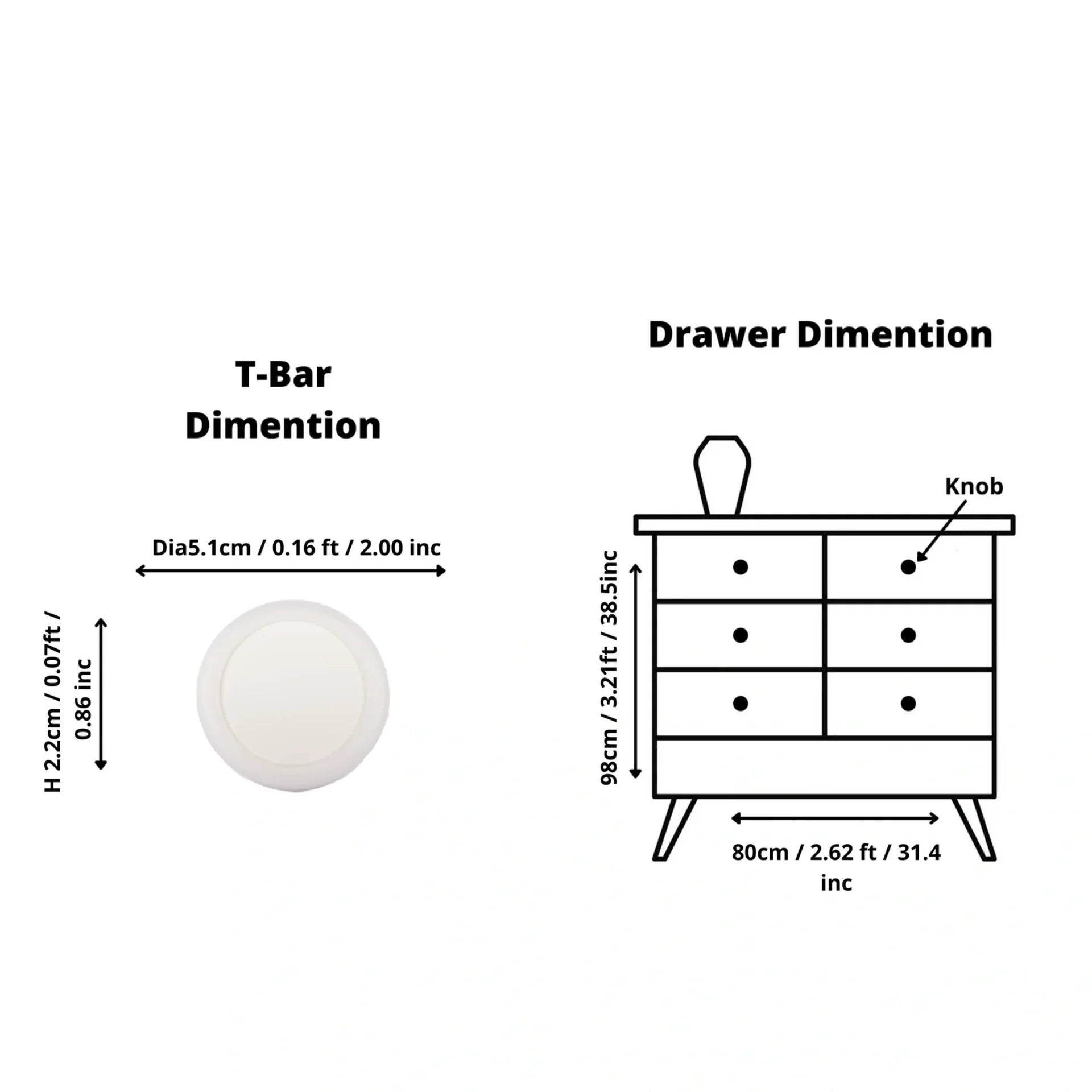 Image of Soft-Touch Silicone & ABS Cabinet Knob