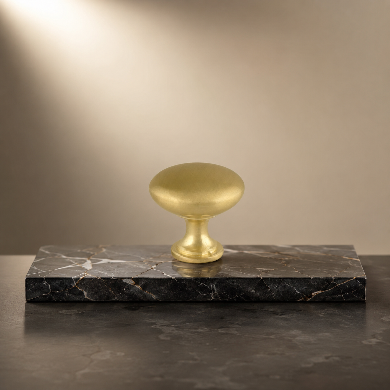 Image of Oval Zinc Alloy Cabinet Knob