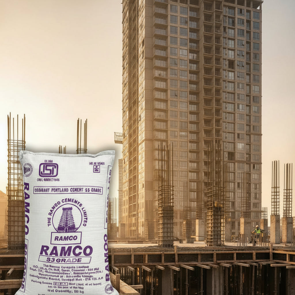 Image of Ramco Cement OPC 53 Grade, 50 Kg Bag
