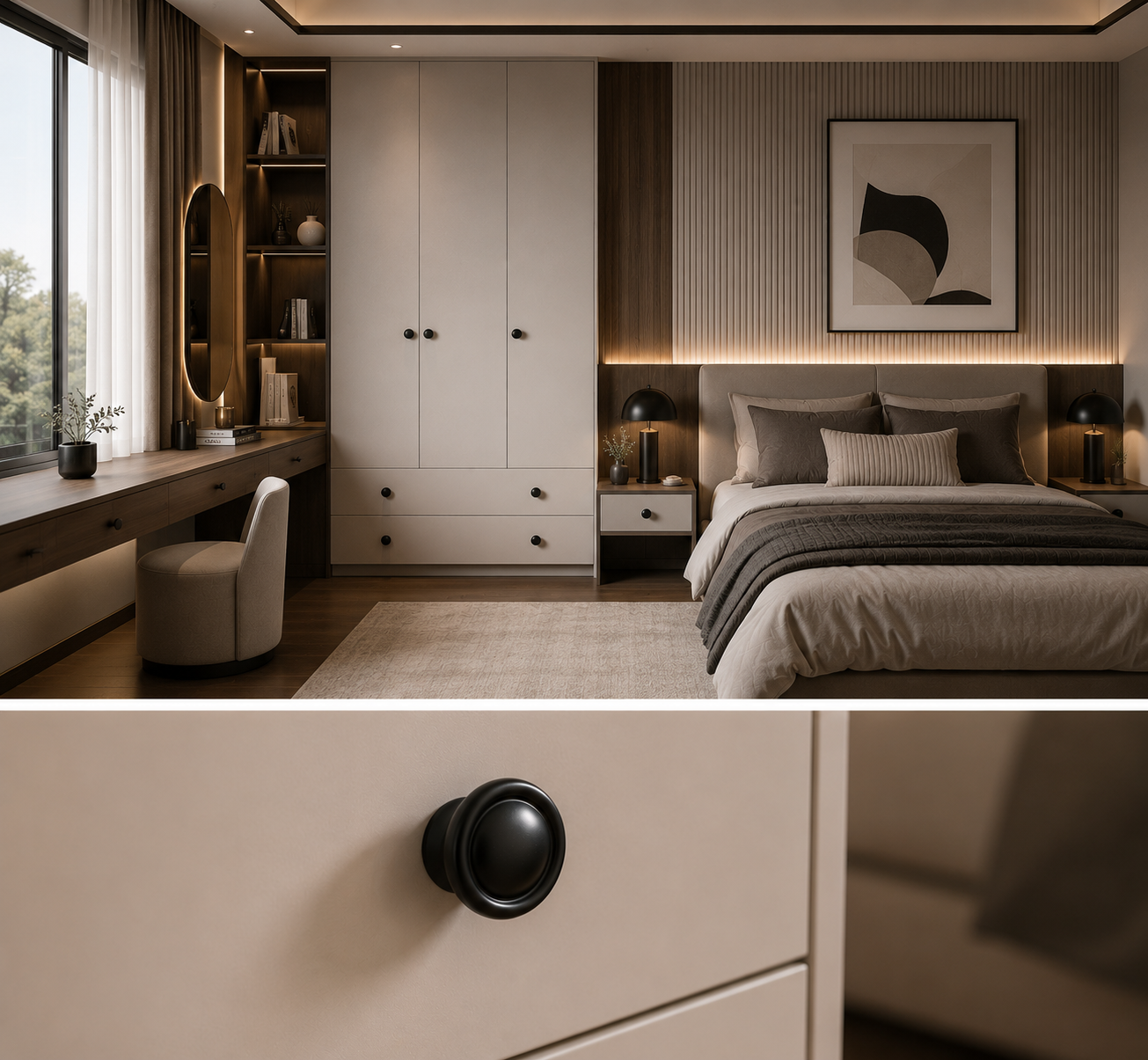 Image of Oval Zinc Alloy Cabinet Knob