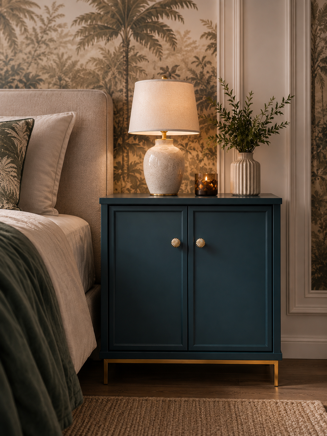 Image of Fluted Pumpkin Solid Brass Cabinet Knob