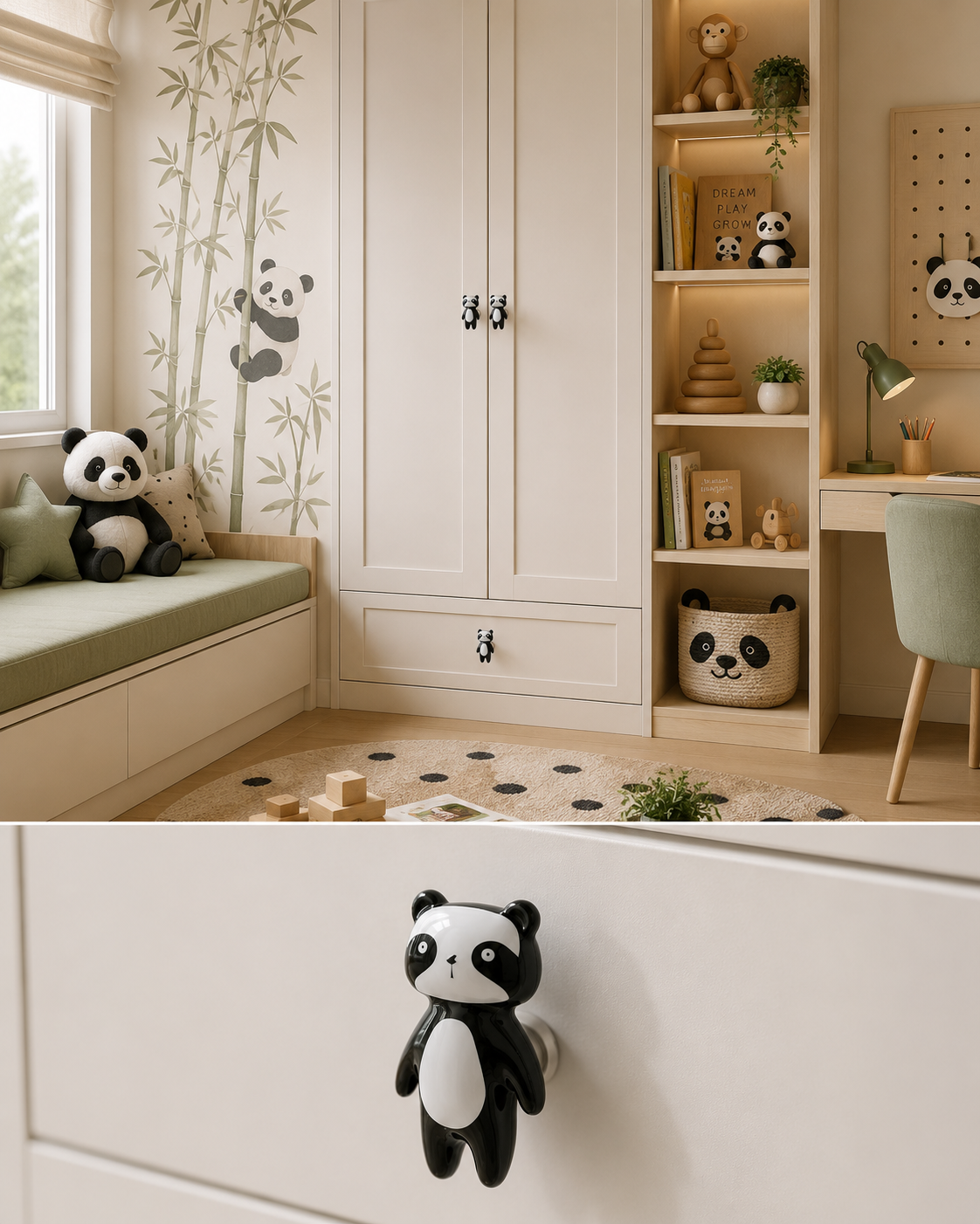 Image of Panda Knob