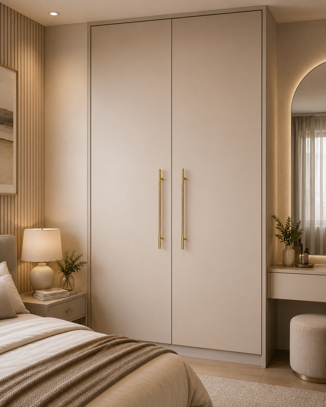 Image of Yashvite Knurled Brass Cabinet Handle Collection