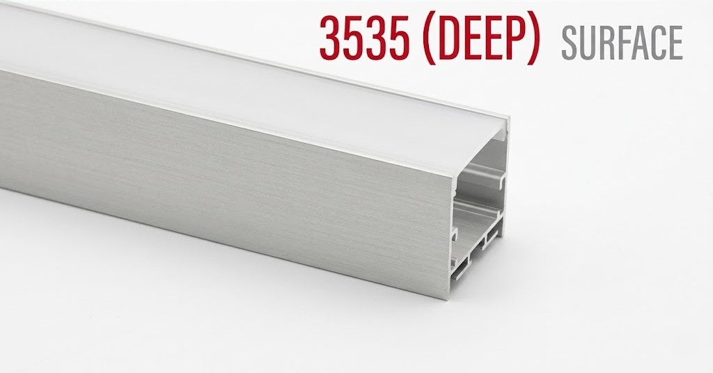 Image of 3535 (Deep) Surface LED Aluminium Profile