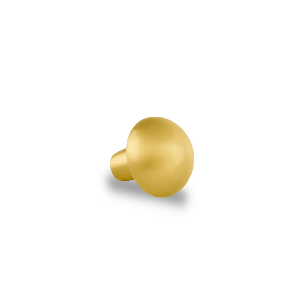 Image of Mushroom Solid Brass Cabinet Knob