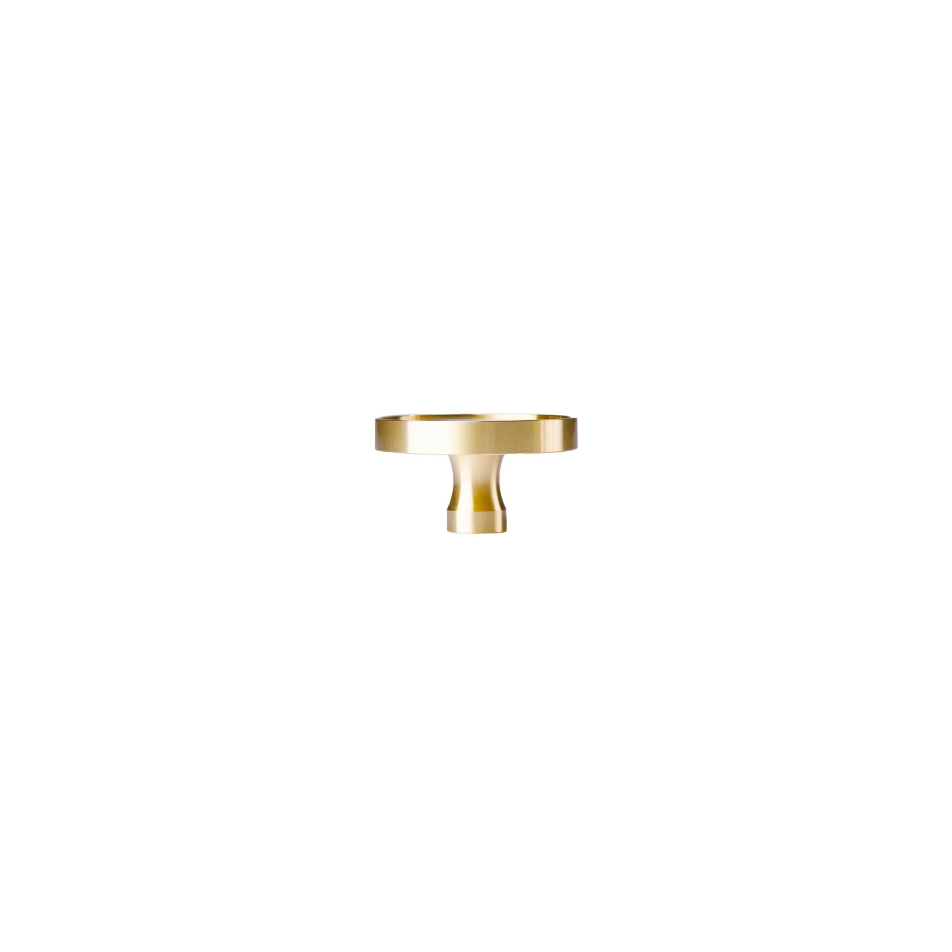 Image of Mother of Pearl & Brass Round Cabinet Knob