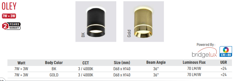 Image of Oley Led Surface Light