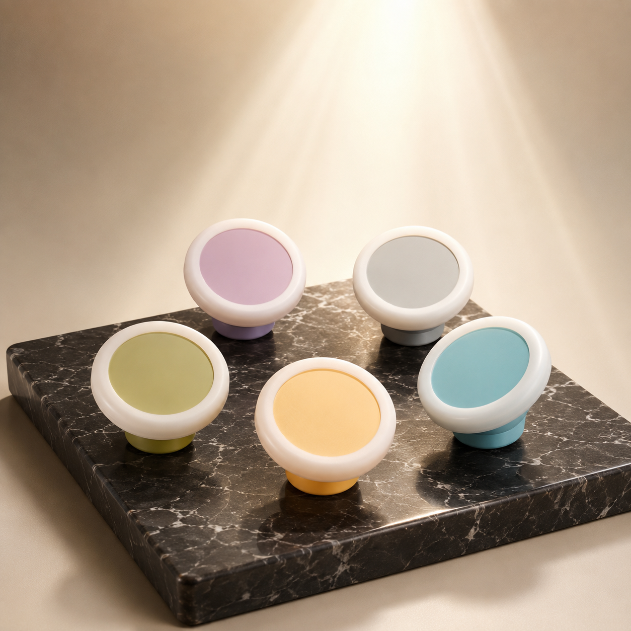 Image of Soft-Touch Silicone & ABS Cabinet Knob