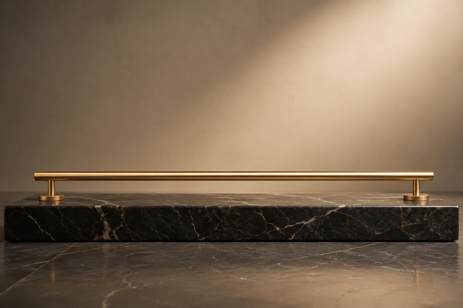 Image of Minimalist Brass Concentric Ring Handles