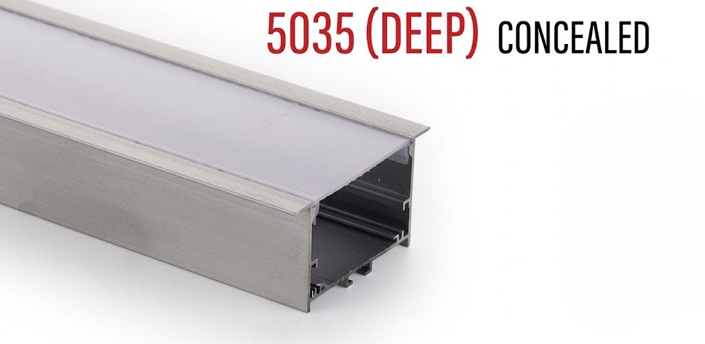 Image of 5035 (Deep) Concealed LED Aluminium Profile