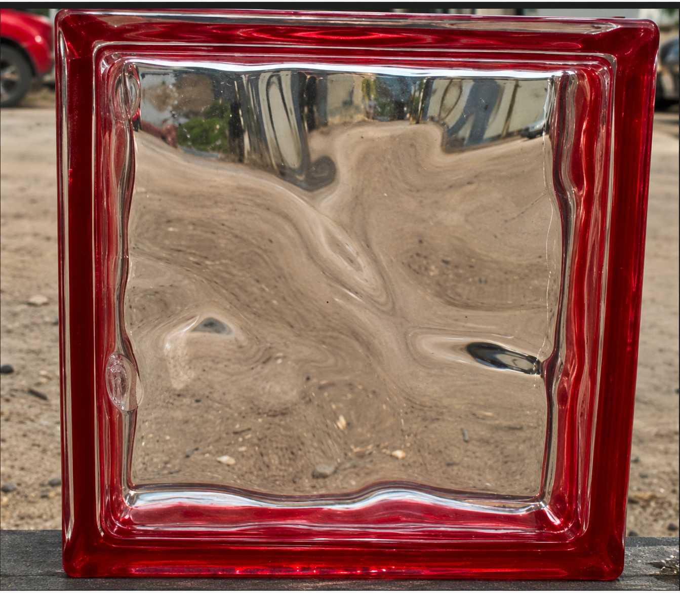Image of Red Color Outline Blocks
