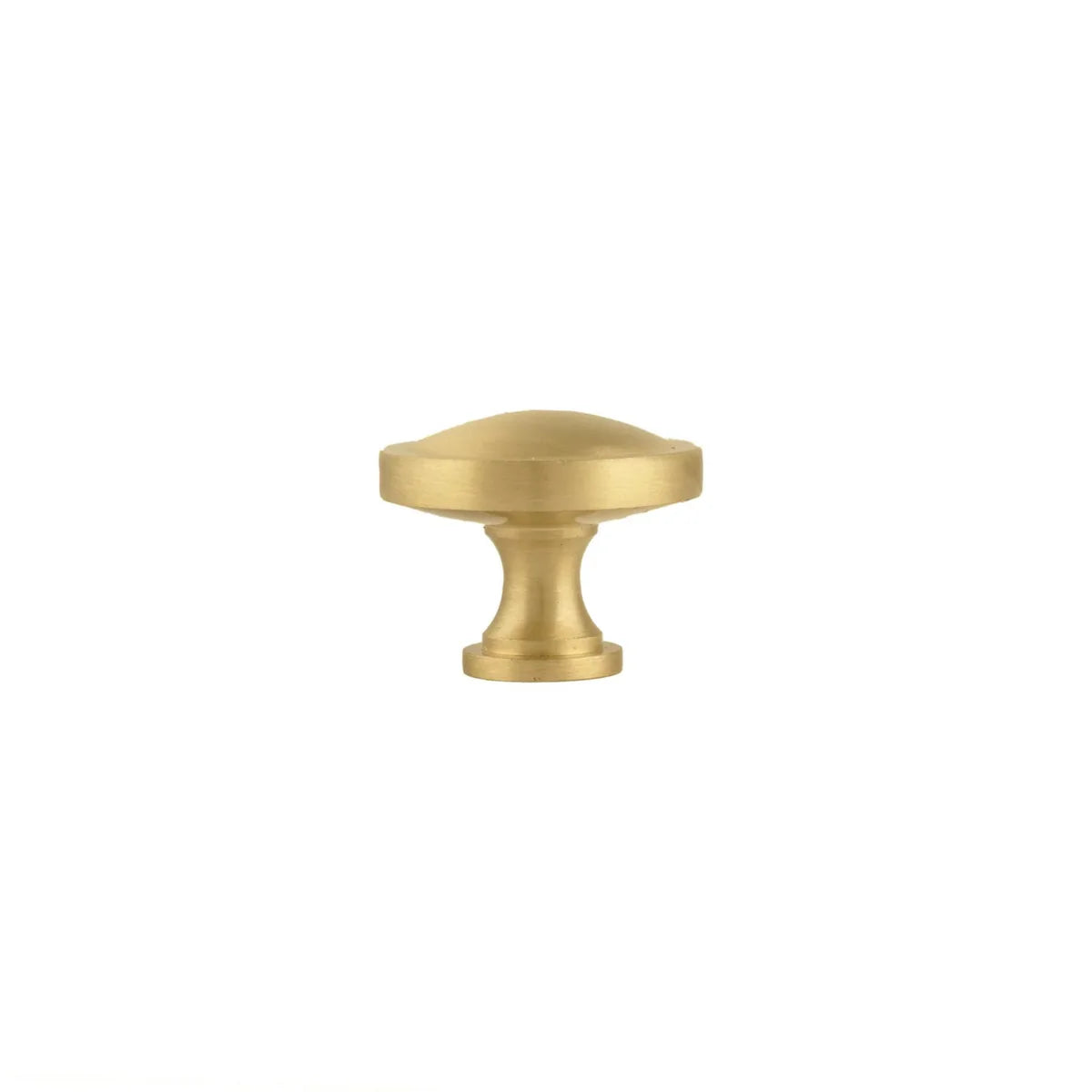 Image of Krisha Brushed Brass Round Knob