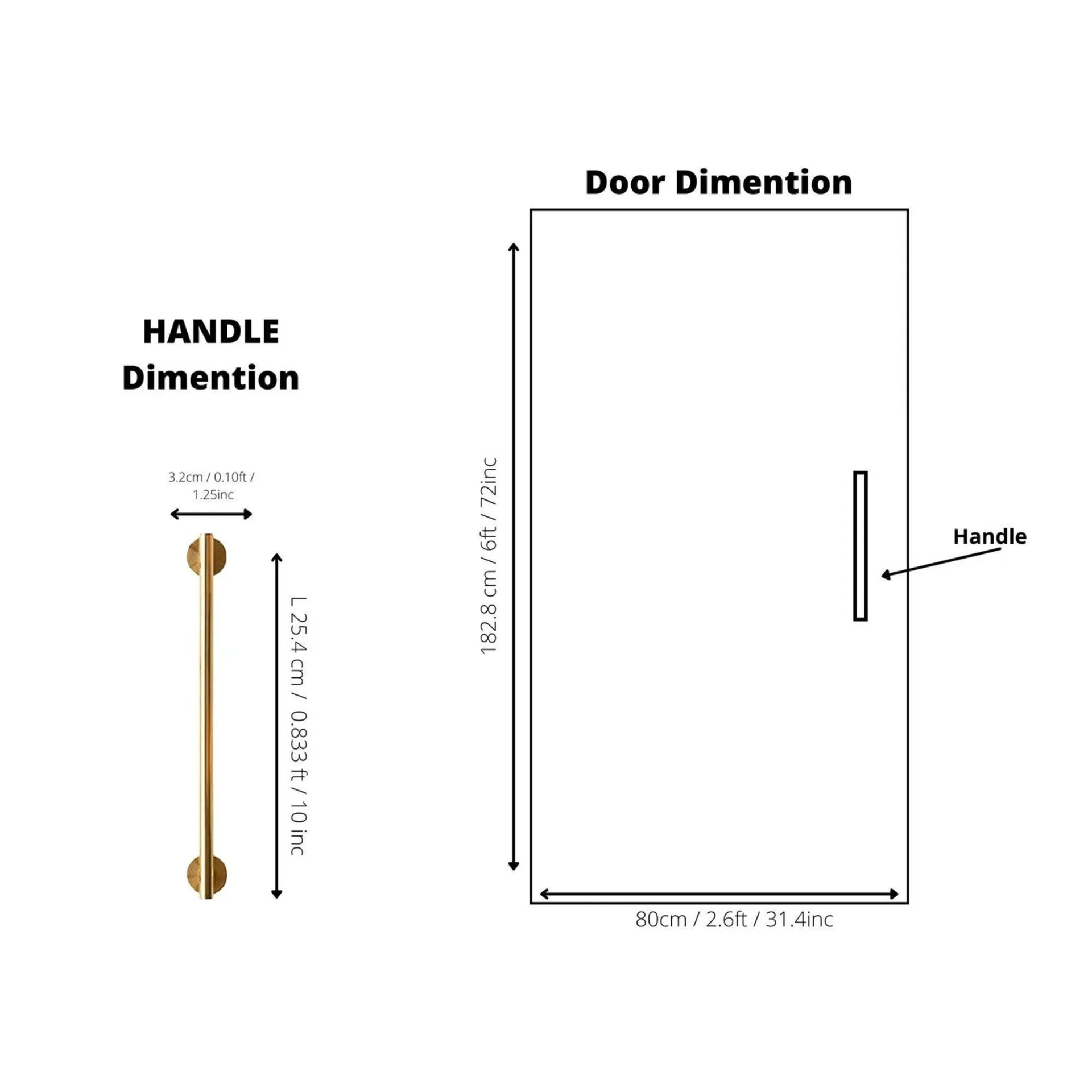 Image of Minimalist Brass Concentric Ring Handles