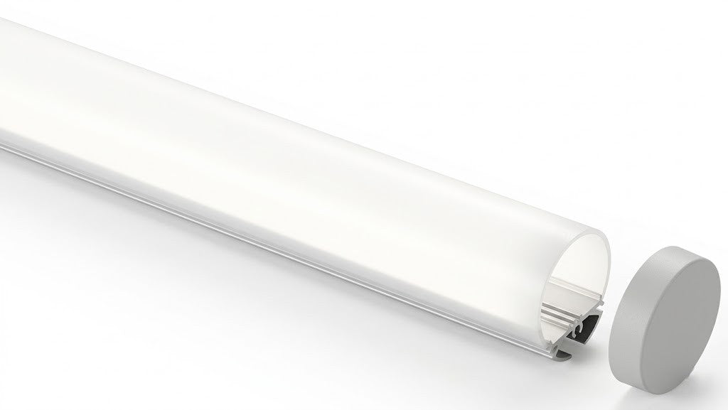 Image of 6060 LED Aluminium Round Profile