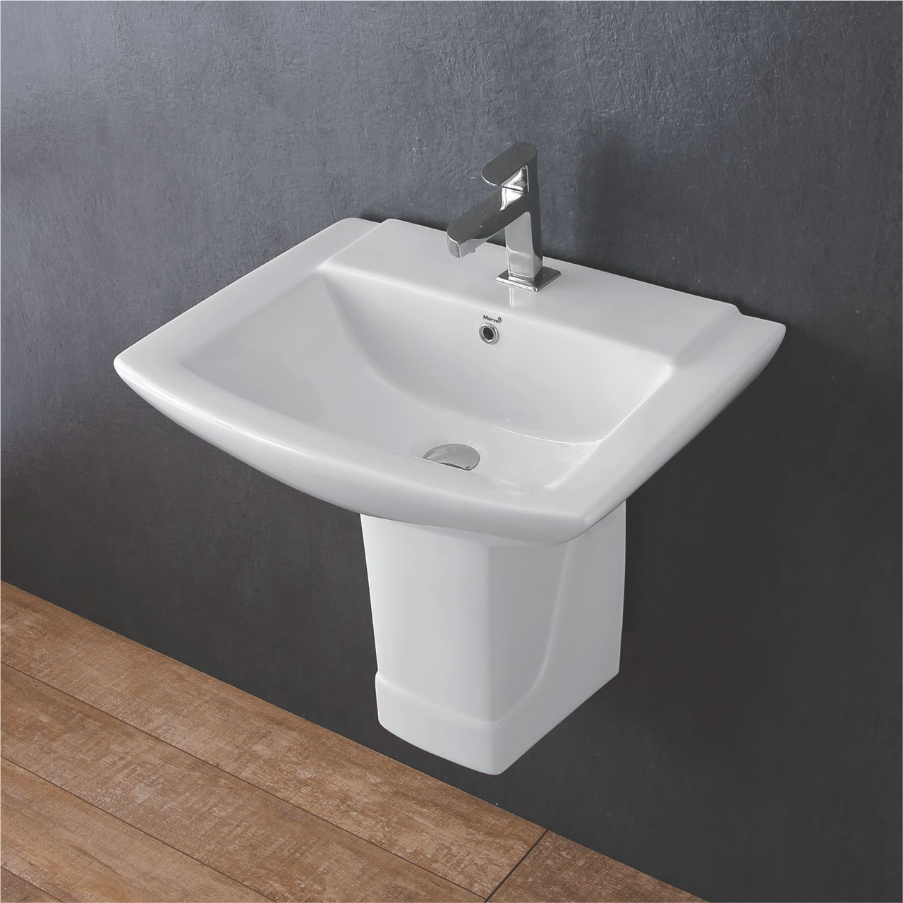 Image of Marvel 6210 Yuga Wash Basin Half Pedestal