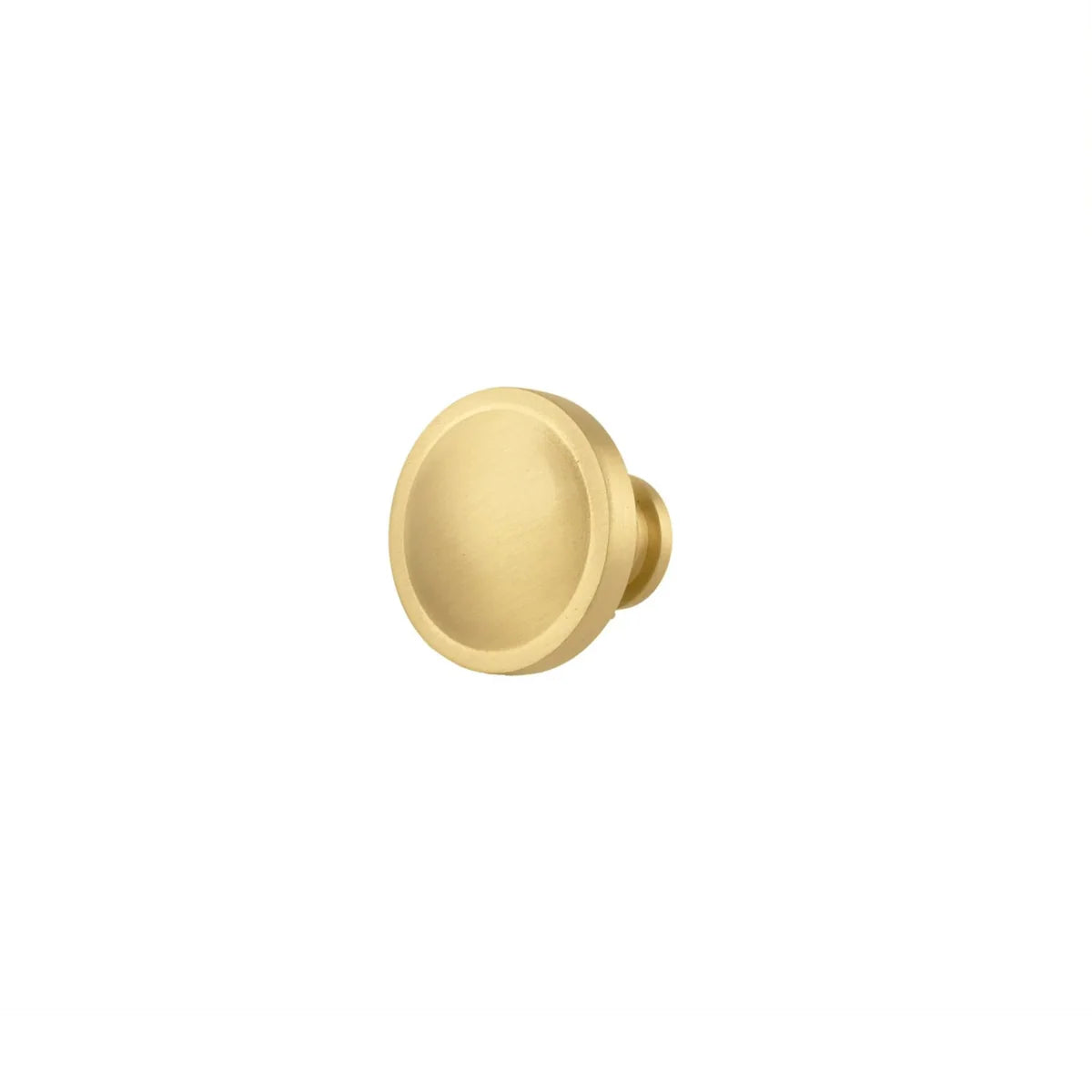 Image of Krisha Brushed Brass Round Knob