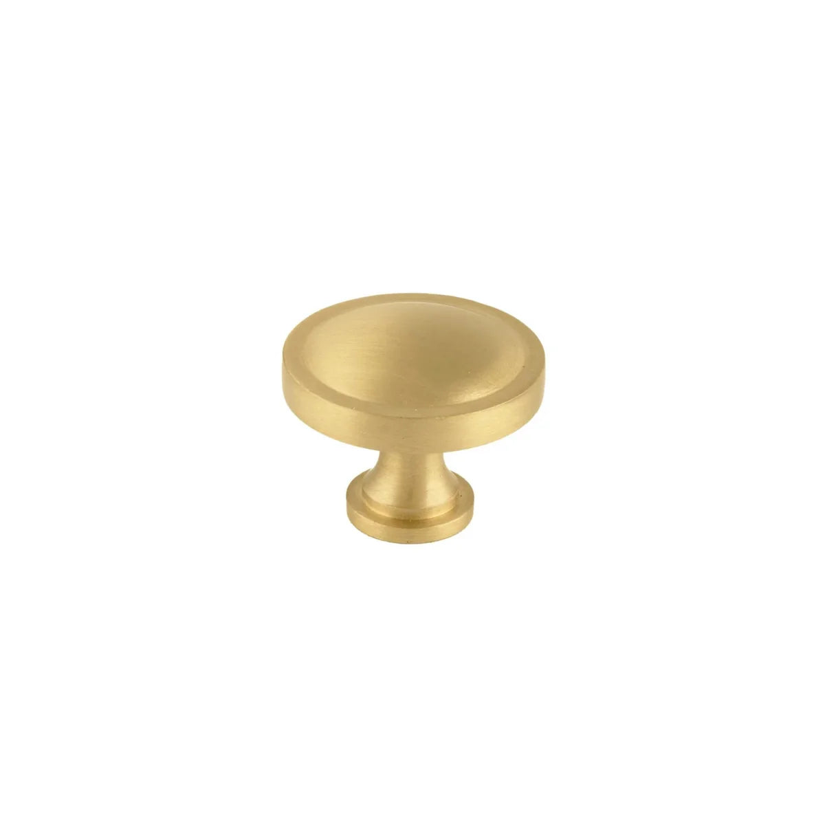 Image of Krisha Brushed Brass Round Knob