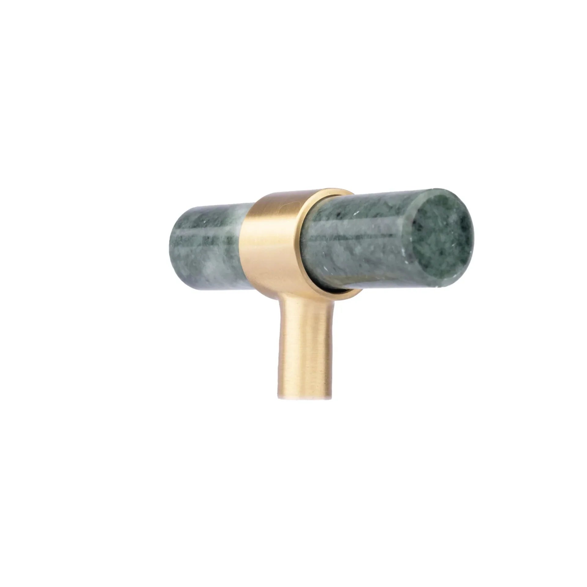 Image of Karish Marble & Brass Handles Brushed Finish