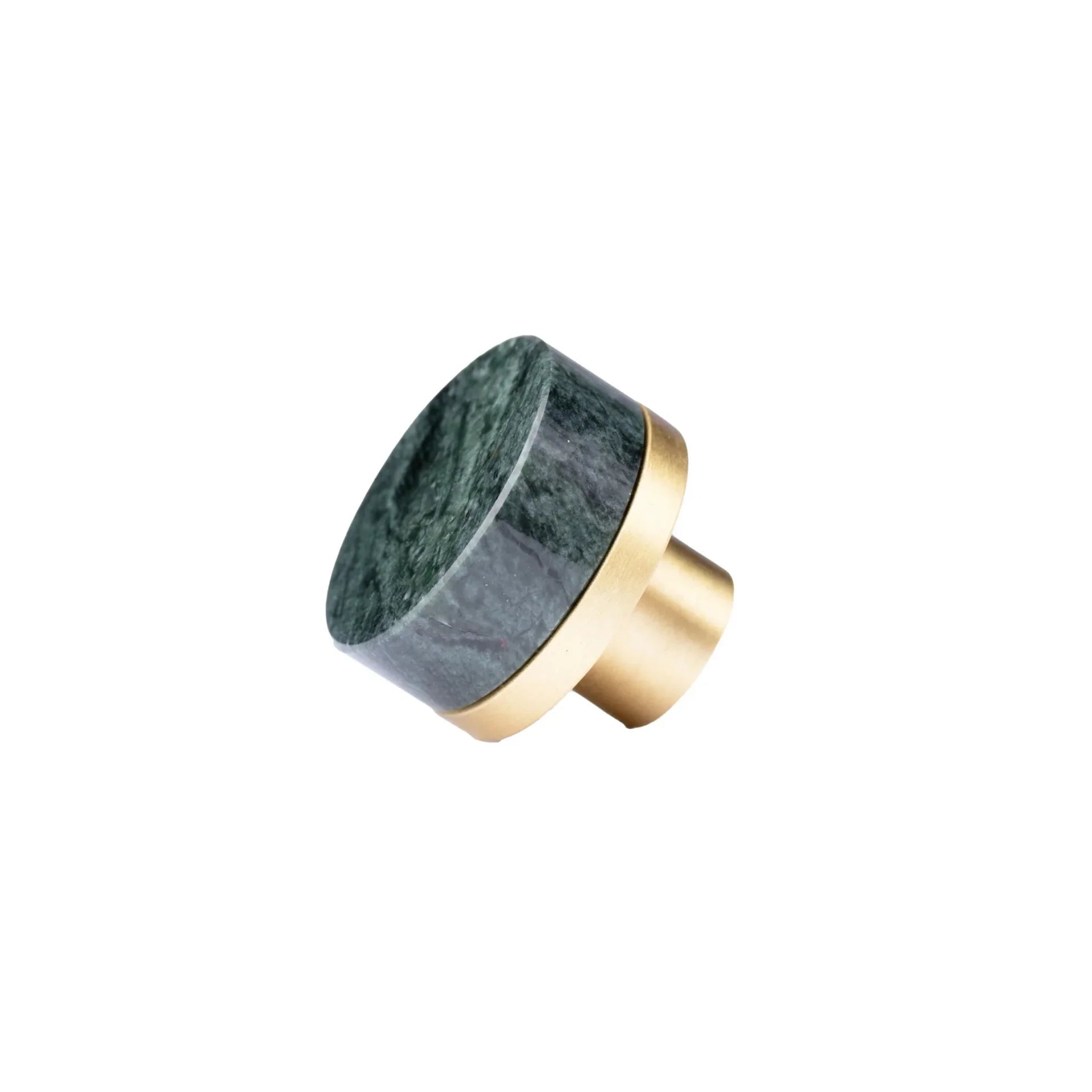 Image of Karish Marble & Brass Knobs Luxury Finish