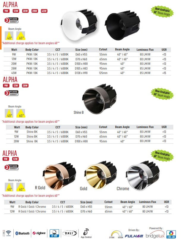Image of Alpha LED Downlight