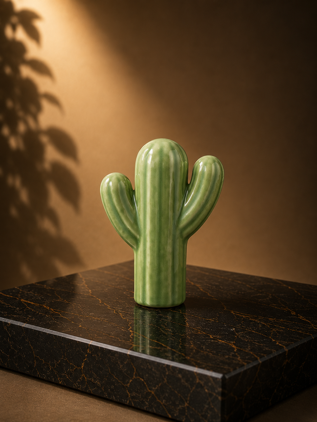 Image of Ceramic Cactus Cabinet Knob