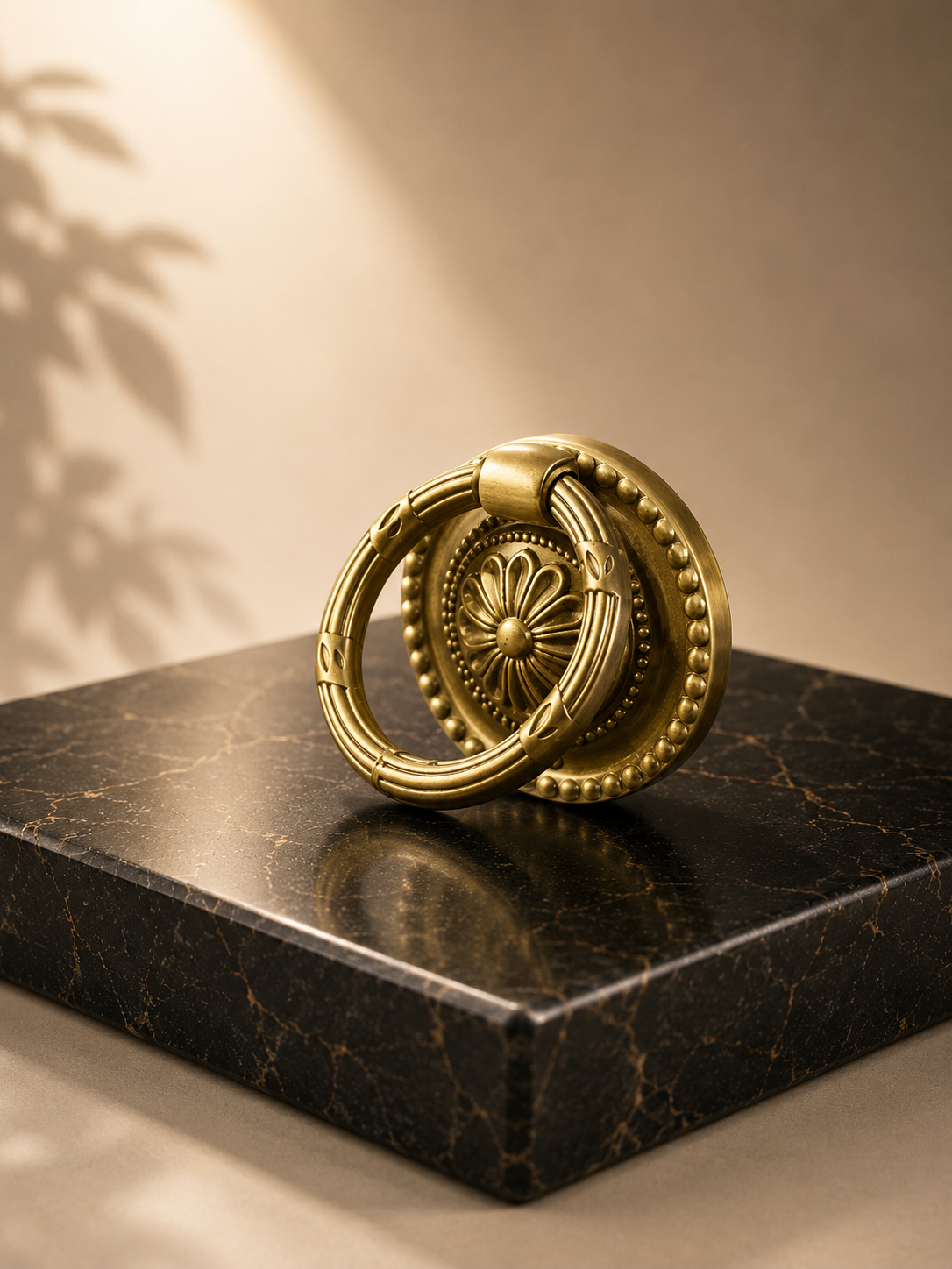 Image of Vintage Retro Brass Ring Pull