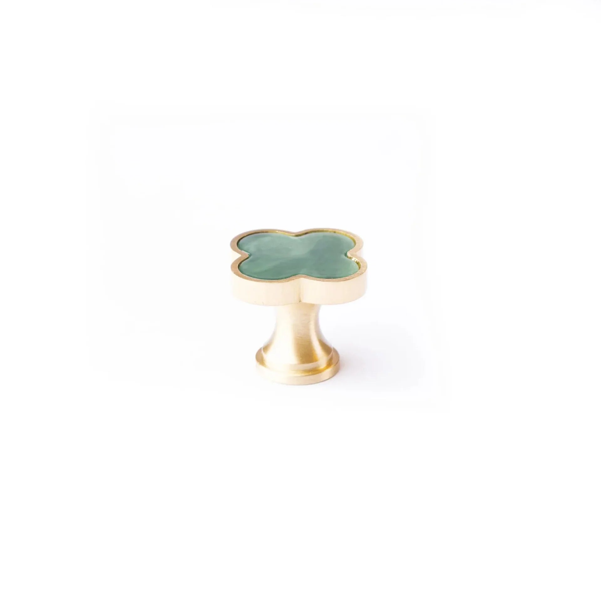 Image of Clover Brass Cabinet Knob Collection