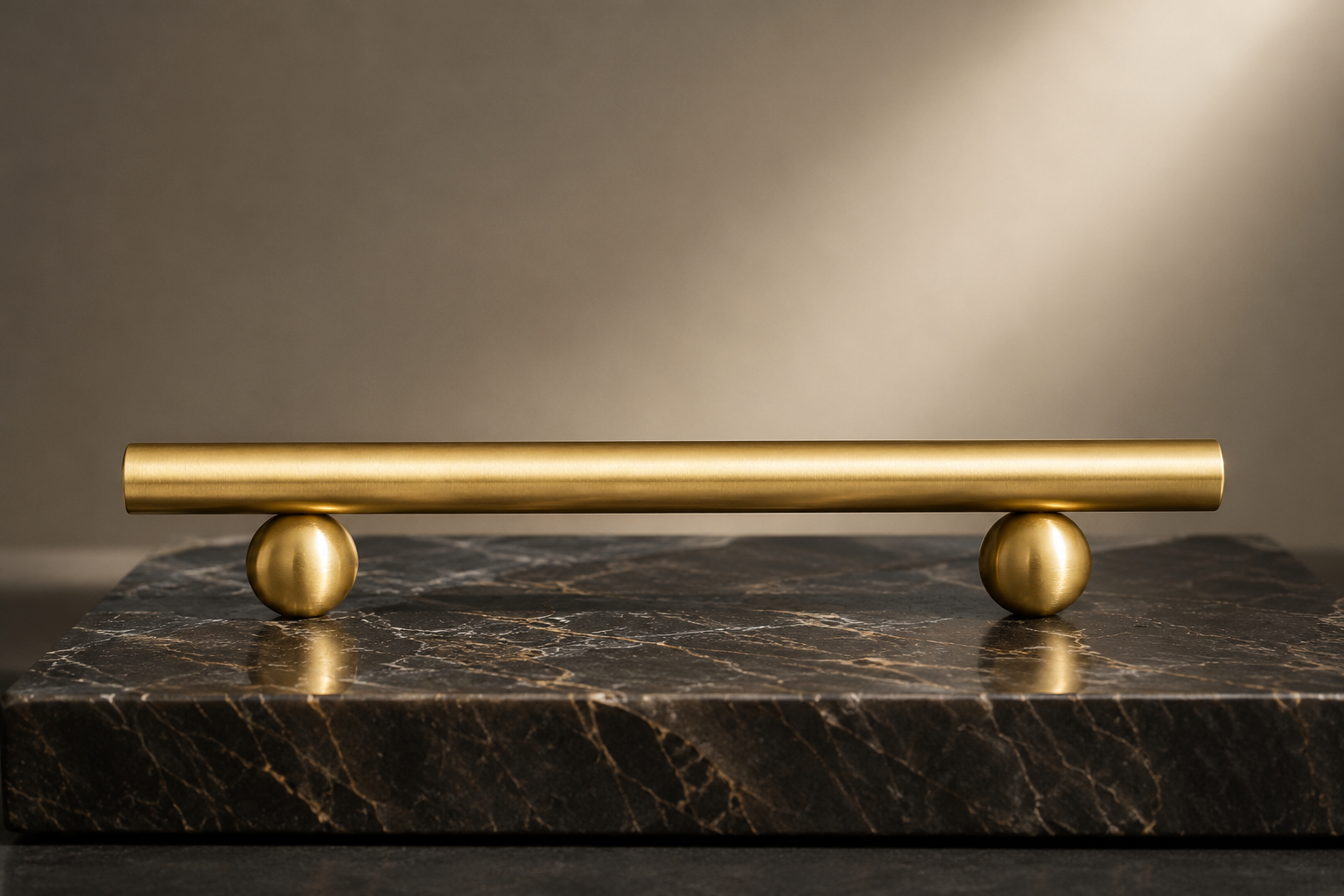 Image of Goblet Solid Brass Cabinet Handle Collection