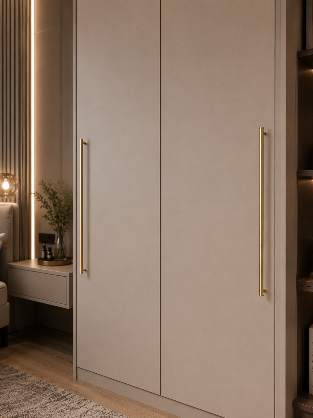 Image of Euro Bar Solid Brass Cabinet Pull Collection
