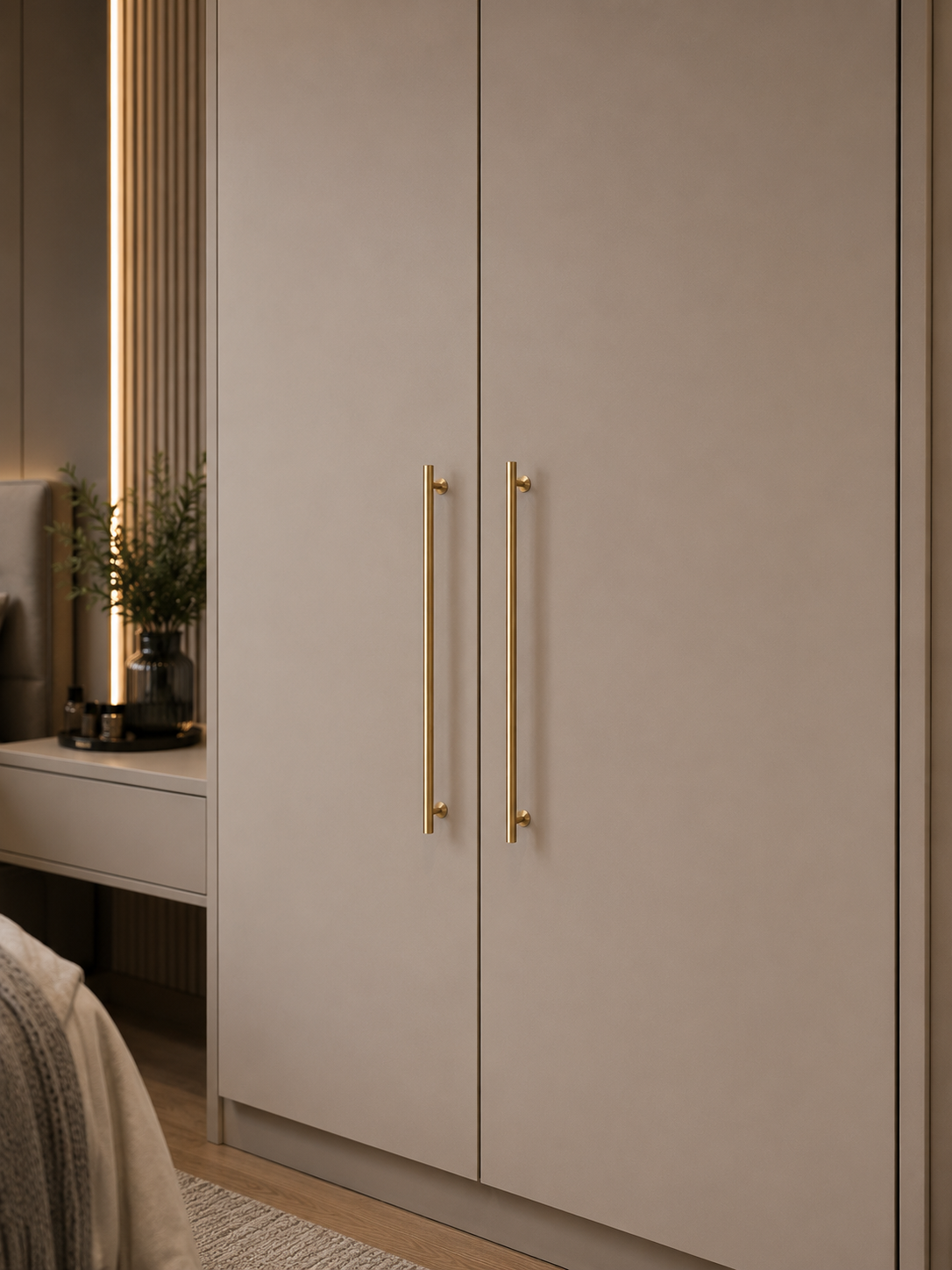 Image of Goblet Solid Brass Cabinet Handle Collection