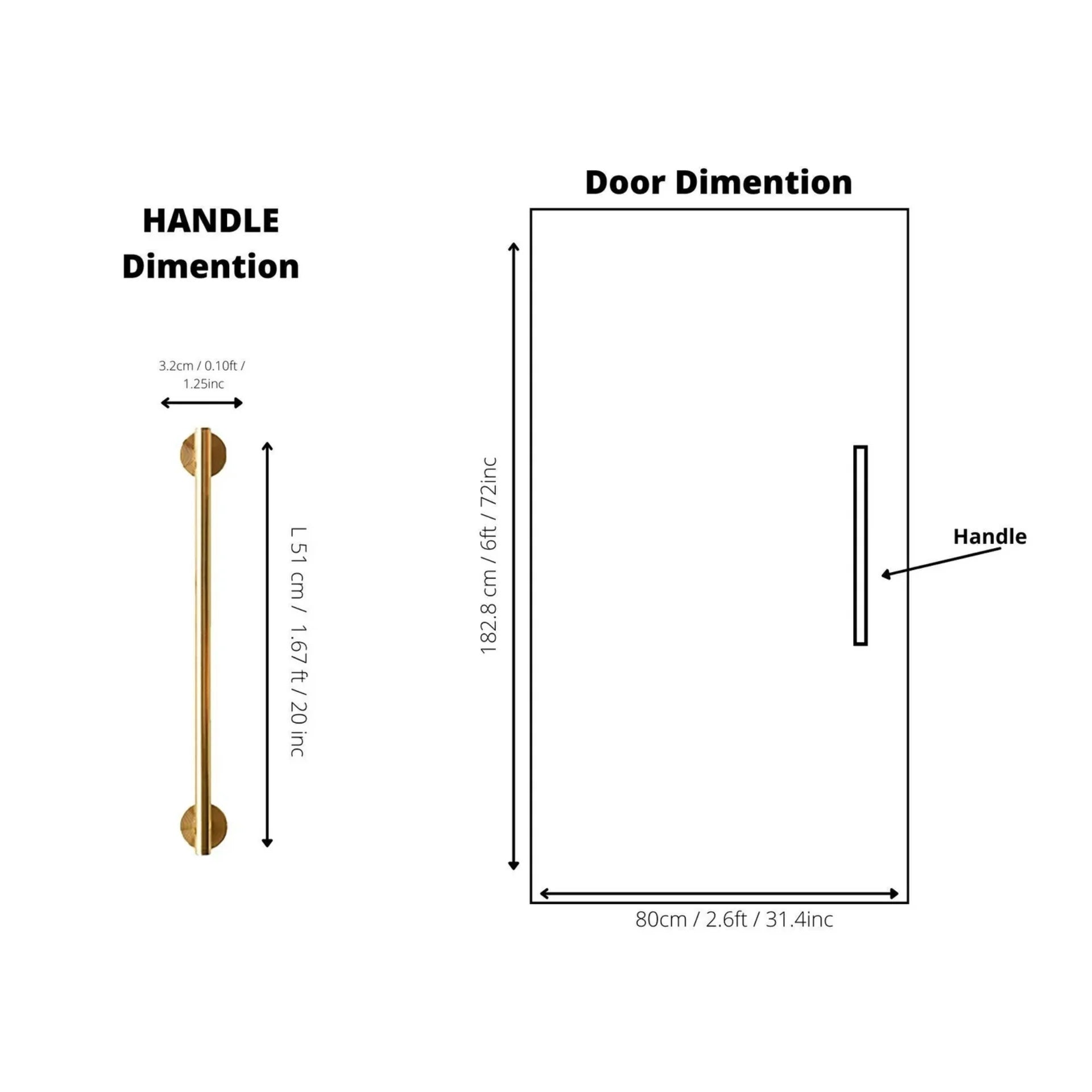 Image of Minimalist Brass Concentric Ring Handles
