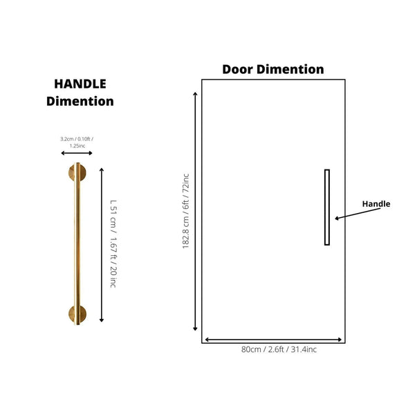 Minimalist Brass Concentric Ring Handles