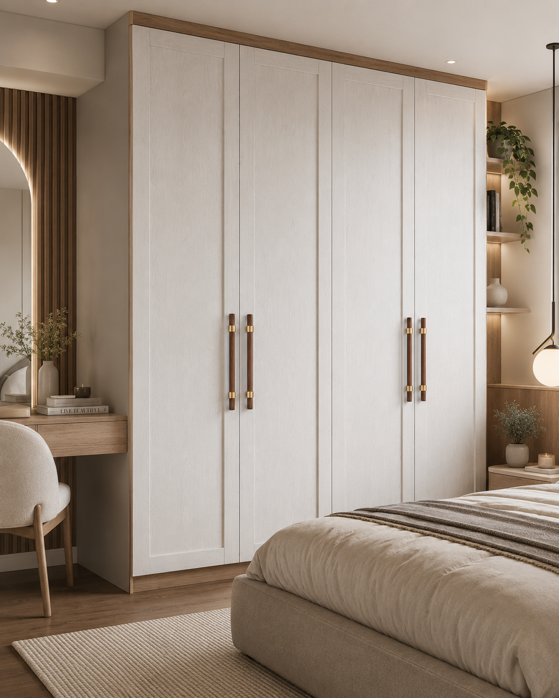 Image of Walnut & Brass T-Bar Handle Collection