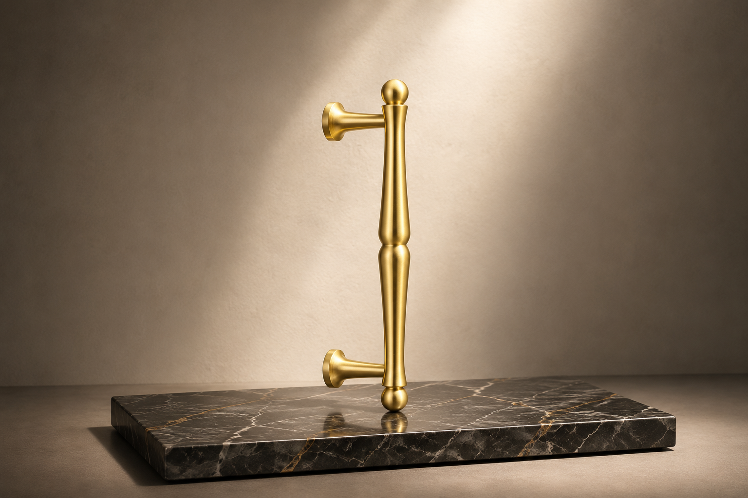 Image of Nishilia Tapered Brass Cabinet Handle Collection