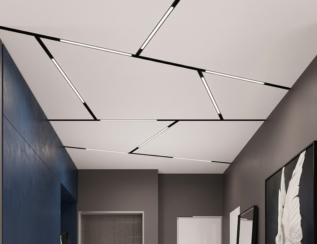 Image of BK 17mm Concealed LED Aluminium Black Profile